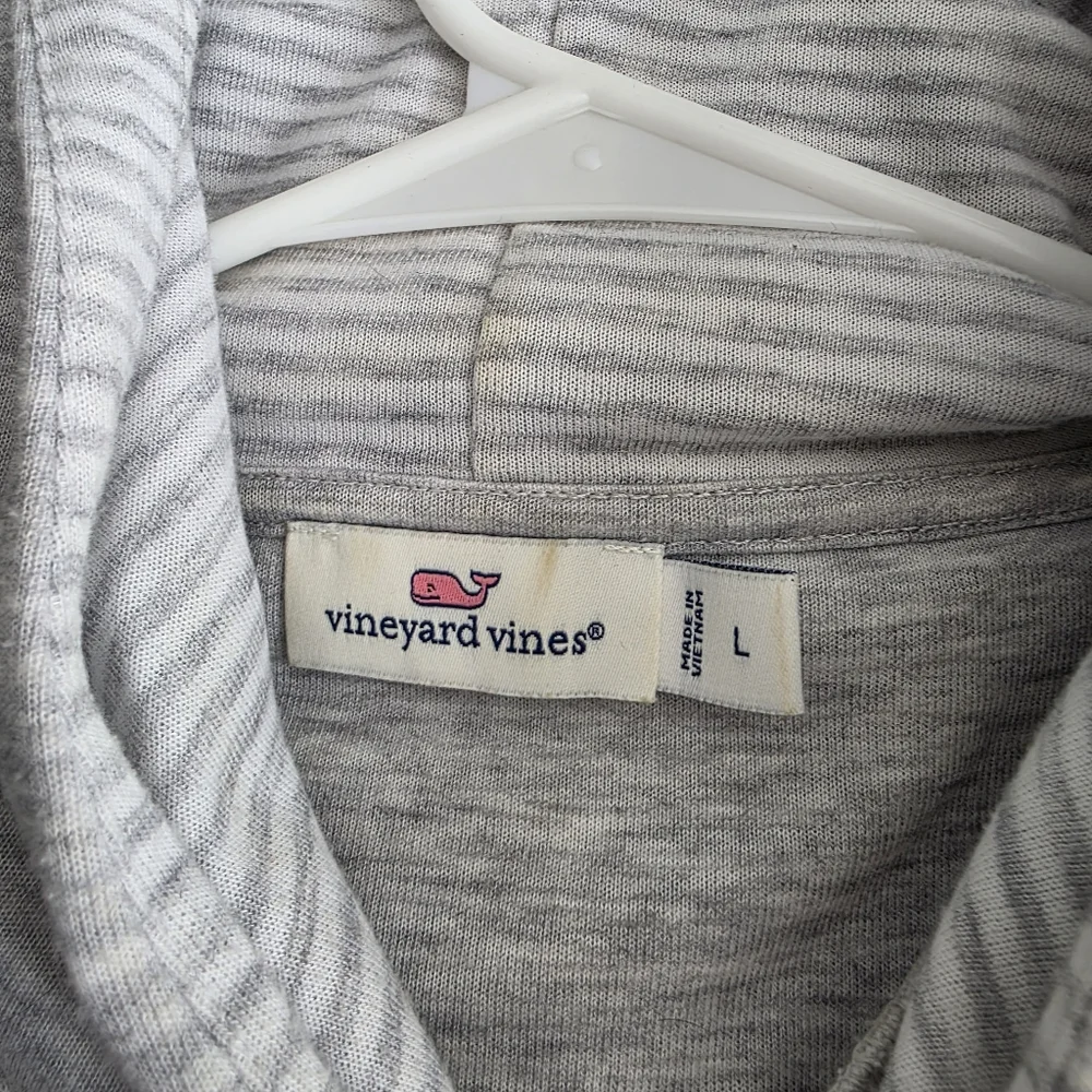Vineyard Vines Double Faced Heathered Hoodie L - Picture 5 of 10